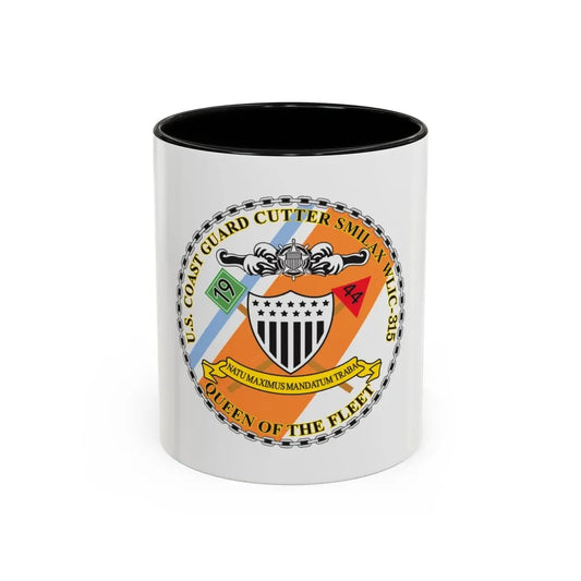 USCGC Simlax (U.S. Coast Guard) Accent Coffee Mug 11oz Black - Go Mug Yourself