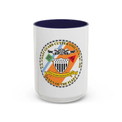 USCGC Simlax (U.S. Coast Guard) Accent Coffee Mug 15oz Navy - Go Mug Yourself