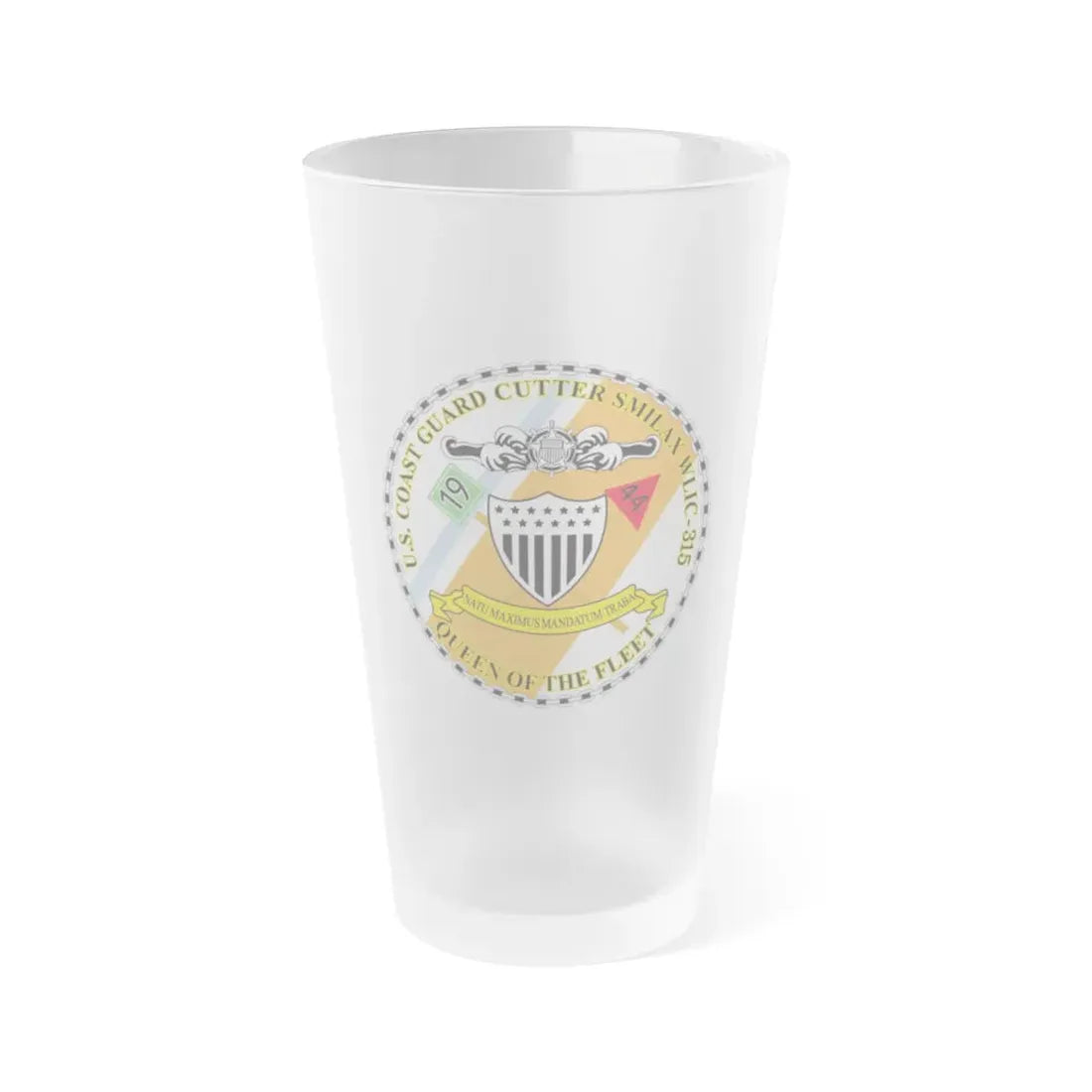 USCGC Simlax (U.S. Coast Guard) Frosted Pint Glass 16oz Default Title - Go Mug Yourself