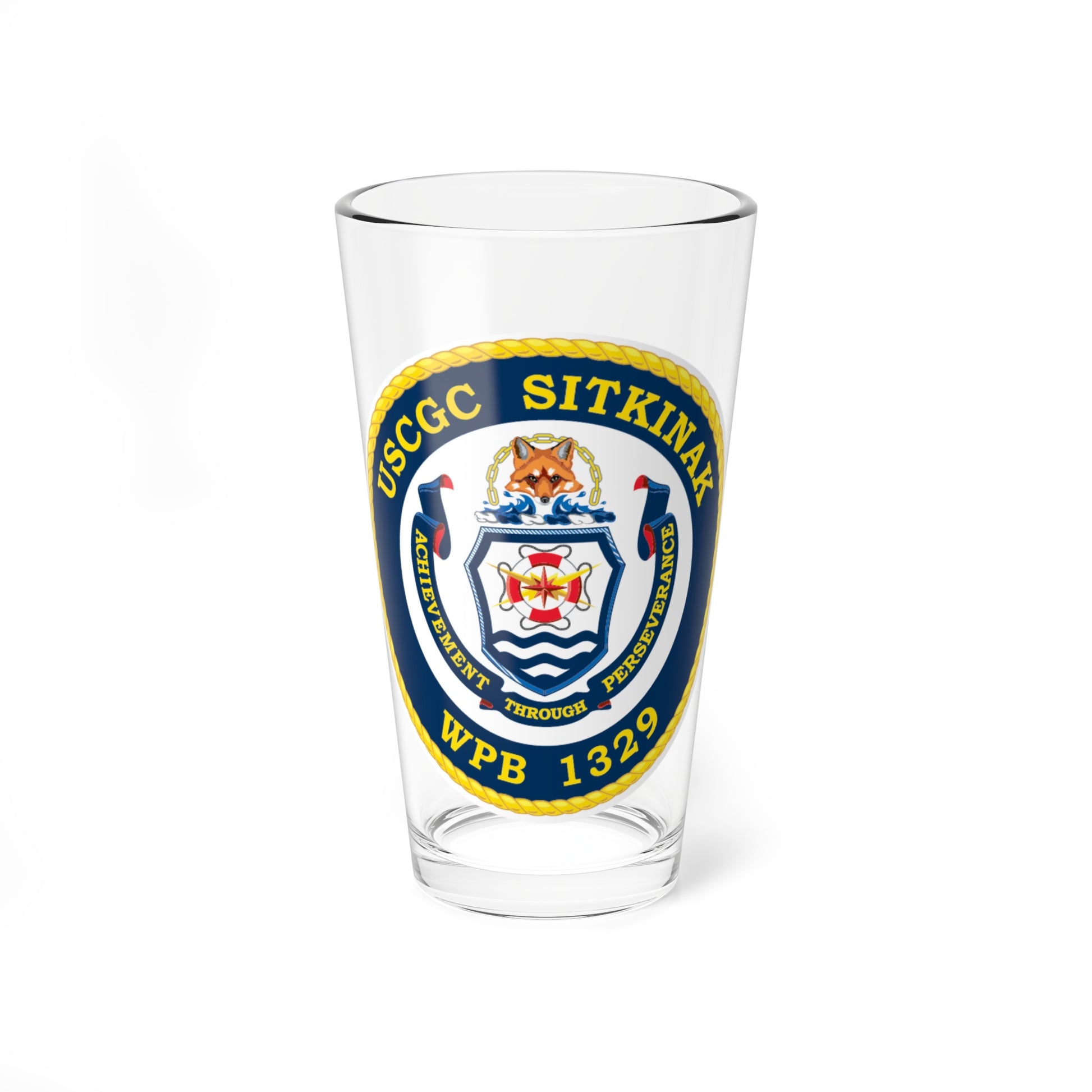 USCGC Sitkinak WPB 1329 (U.S. Coast Guard) Pint Glass 16oz-16oz-Go Mug Yourself