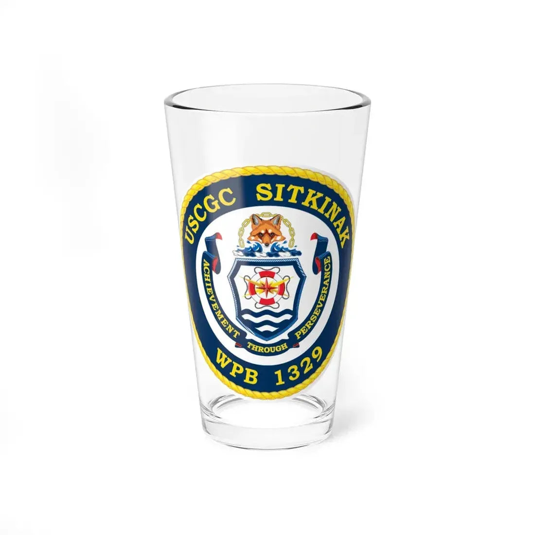 USCGC Sitkinak WPB 1329 (U.S. Coast Guard) Pint Glass 16oz 16oz - Go Mug Yourself