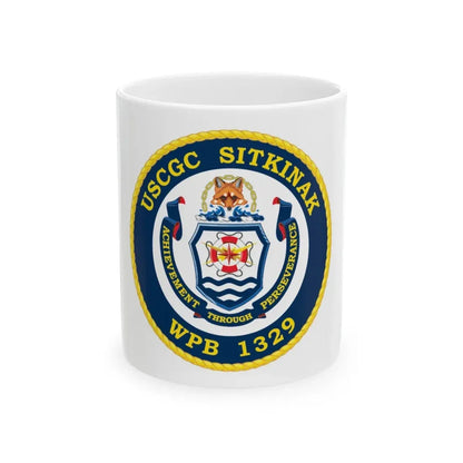 USCGC Sitkinak WPB 1329 (U.S. Coast Guard) White Coffee Mug 11oz - Go Mug Yourself