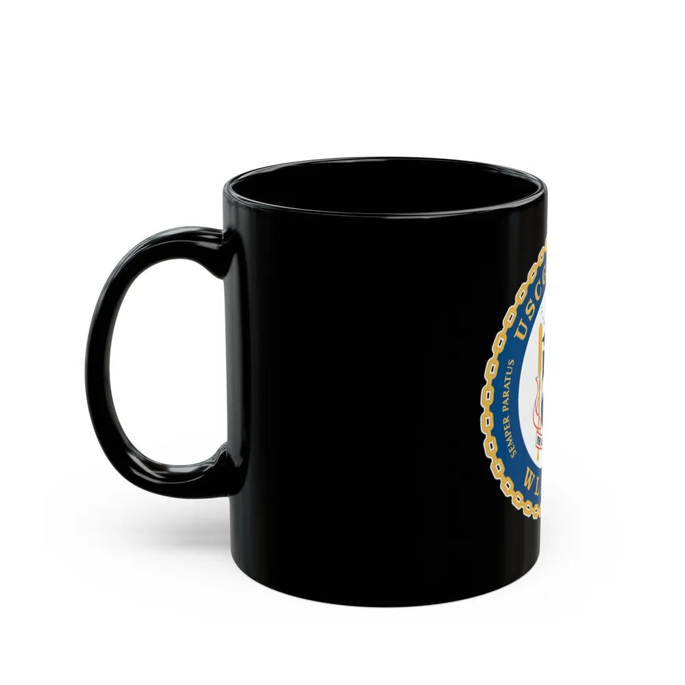 USCGC Spar WLB 206 (U.S. Coast Guard) Black Coffee Mug-Go Mug Yourself