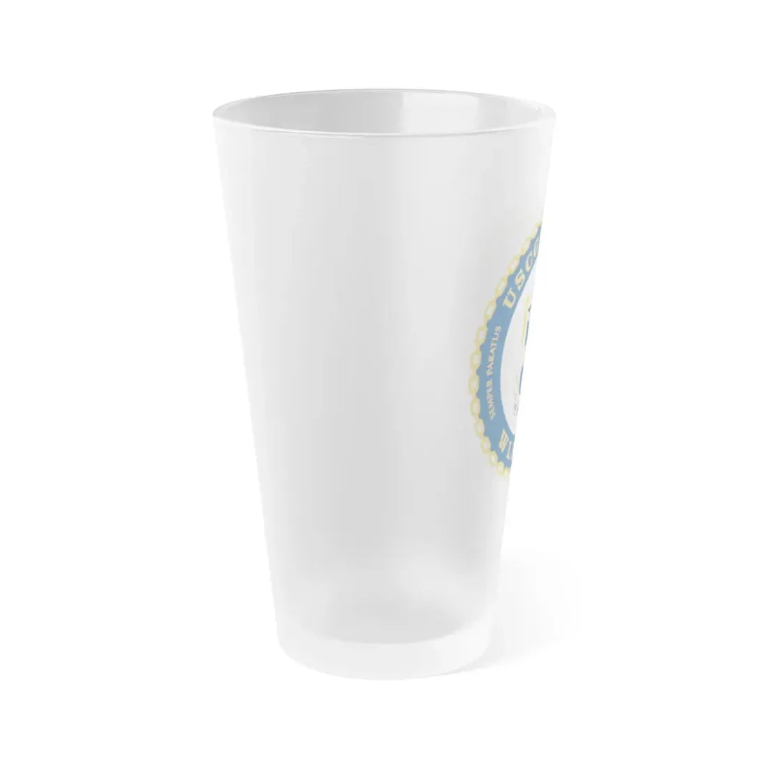 USCGC Spar WLB 206 (U.S. Coast Guard) Frosted Pint Glass 16oz - Go Mug Yourself