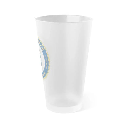 USCGC Spar WLB 206 (U.S. Coast Guard) Frosted Pint Glass 16oz - Go Mug Yourself