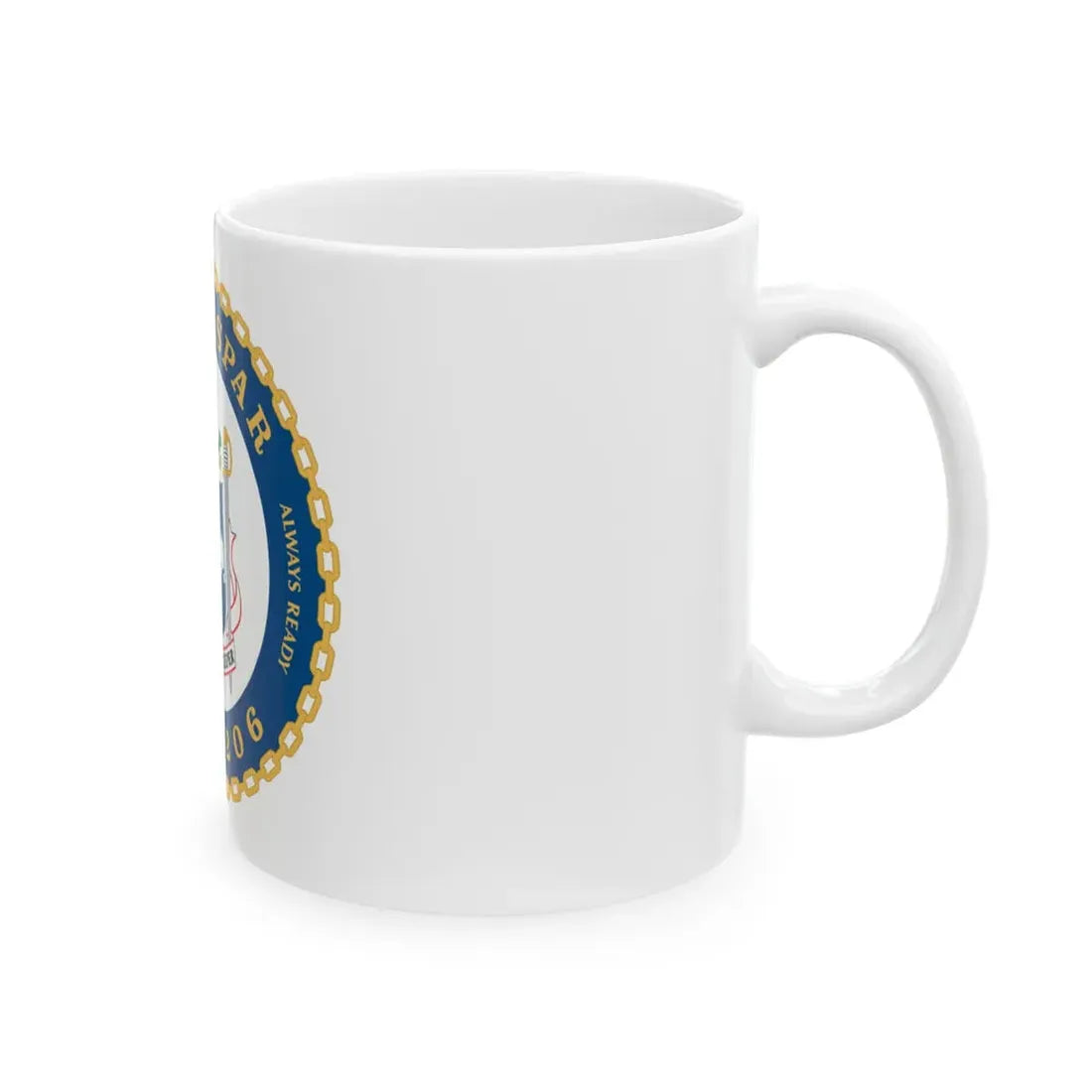 USCGC Spar WLB 206 (U.S. Coast Guard) White Coffee Mug - Go Mug Yourself