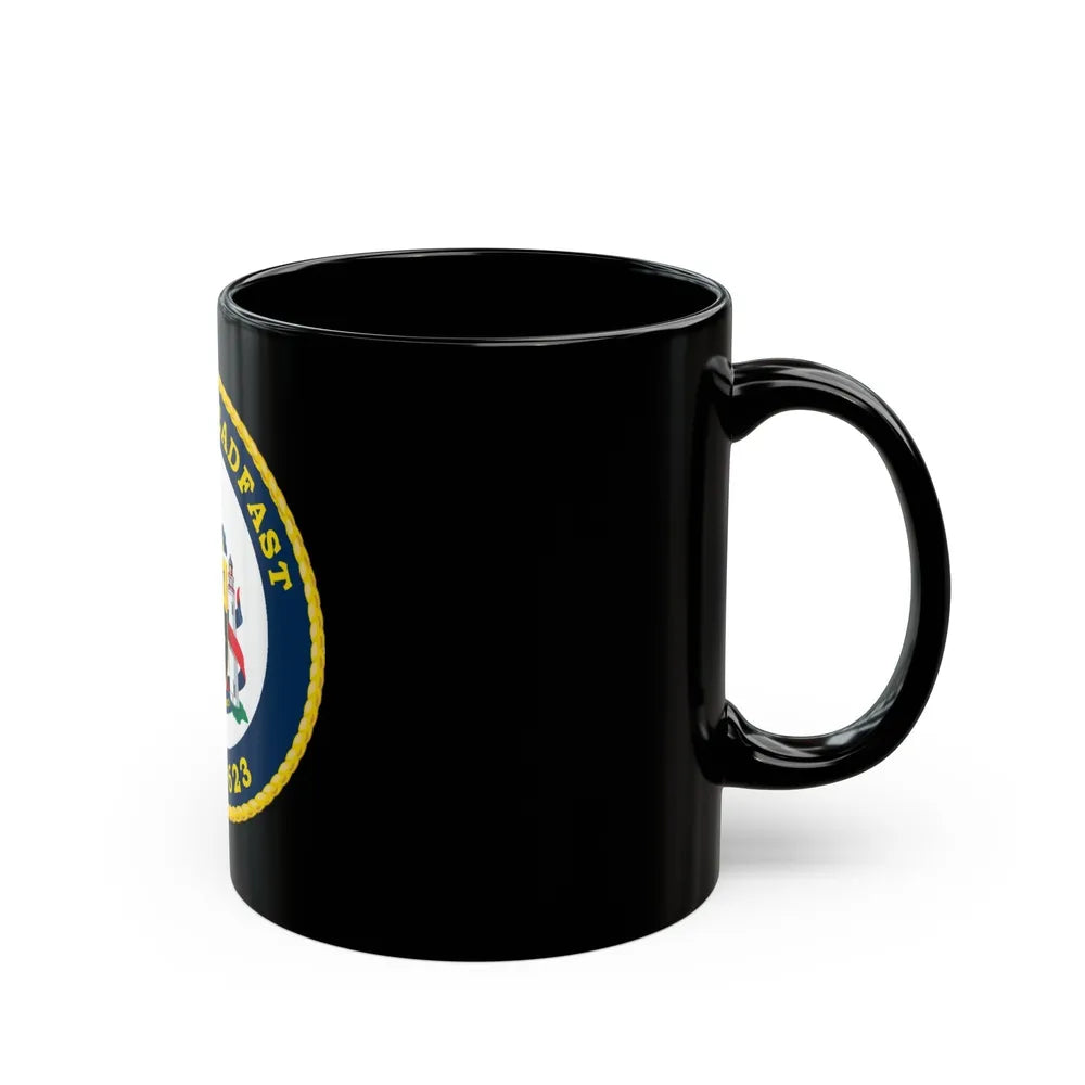 USCGC Steadfast WMEC 623 (U.S. Coast Guard) Black Coffee Mug-Go Mug Yourself