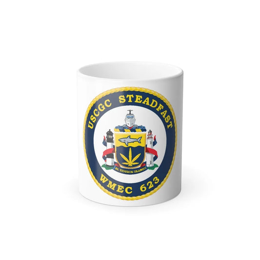 USCGC Steadfast WMEC 623 (U.S. Coast Guard) Color Changing Mug 11oz-11oz-Go Mug Yourself