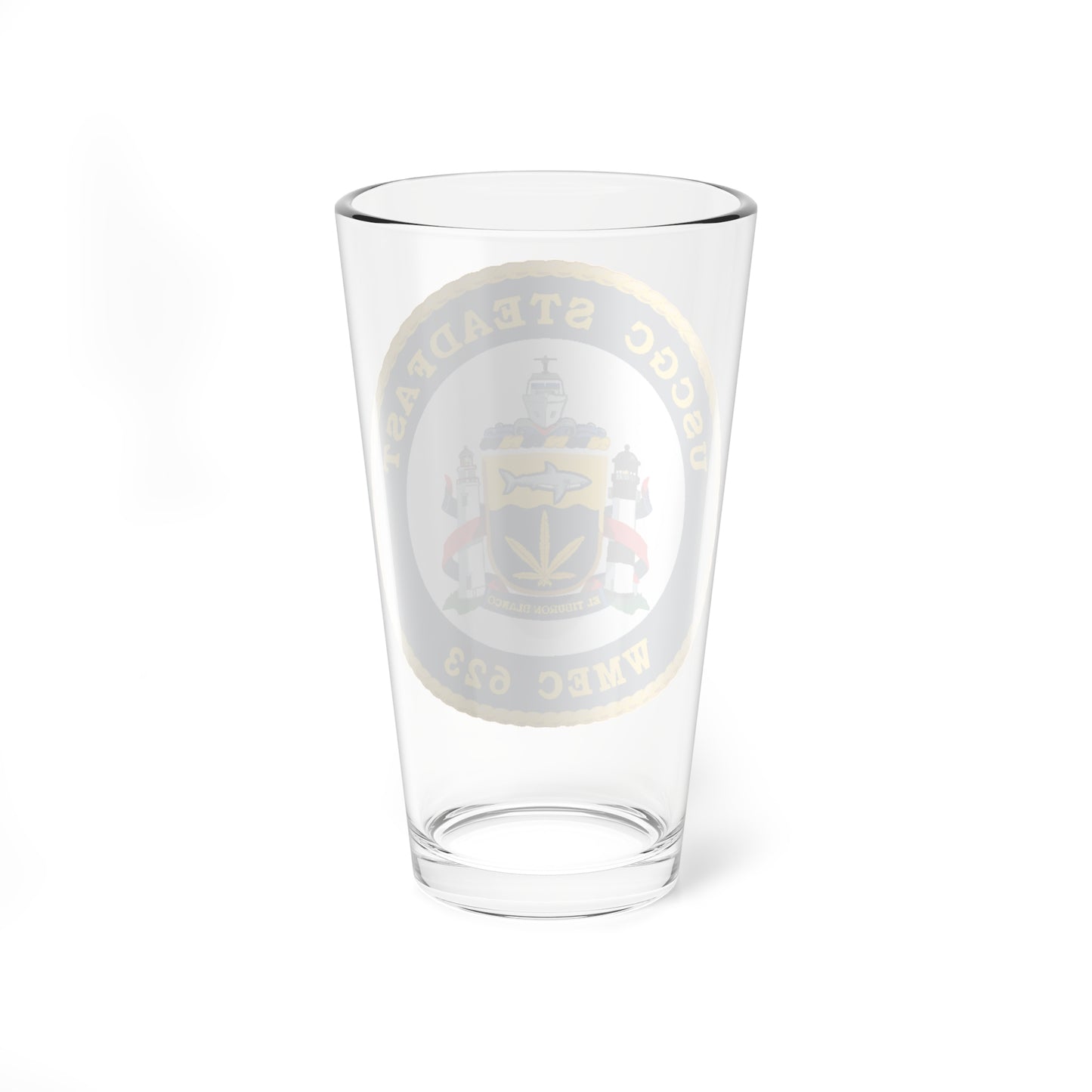 USCGC Steadfast WMEC 623 (U.S. Coast Guard) Pint Glass 16oz-Go Mug Yourself