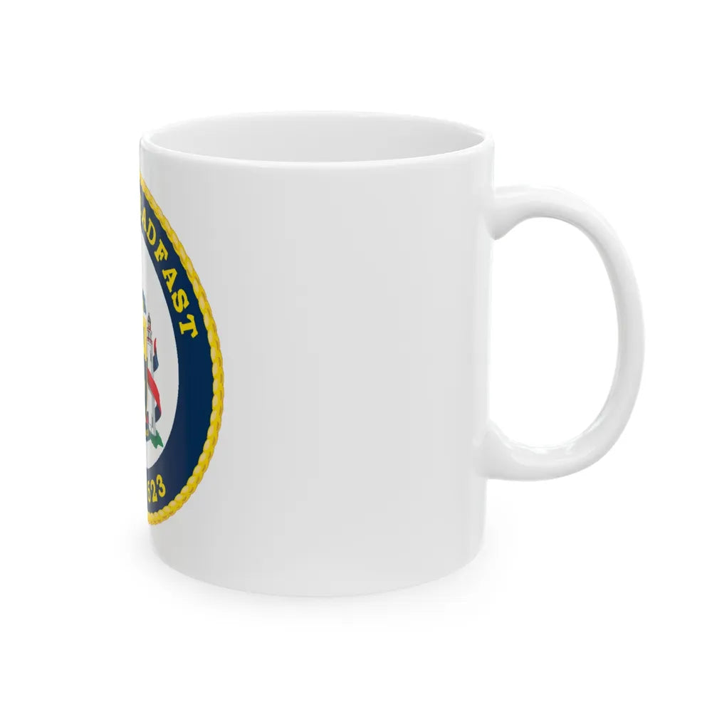 USCGC Steadfast WMEC 623 (U.S. Coast Guard) White Coffee Mug-Go Mug Yourself