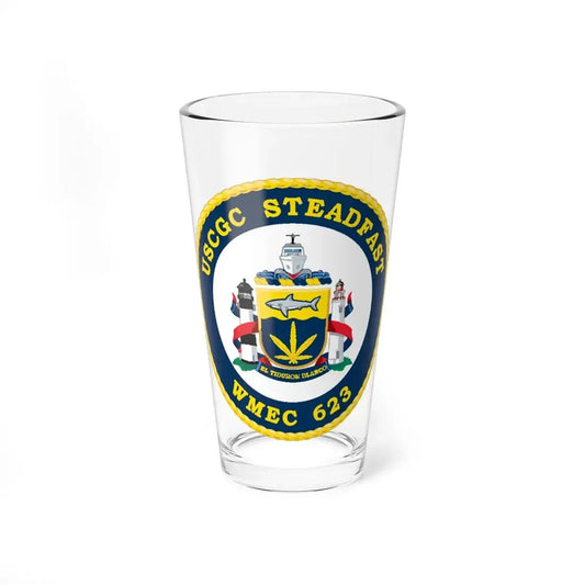 USCGC Steadfast WMEC 623 (U.S. Coast Guard) Pint Glass 16oz 16oz - Go Mug Yourself
