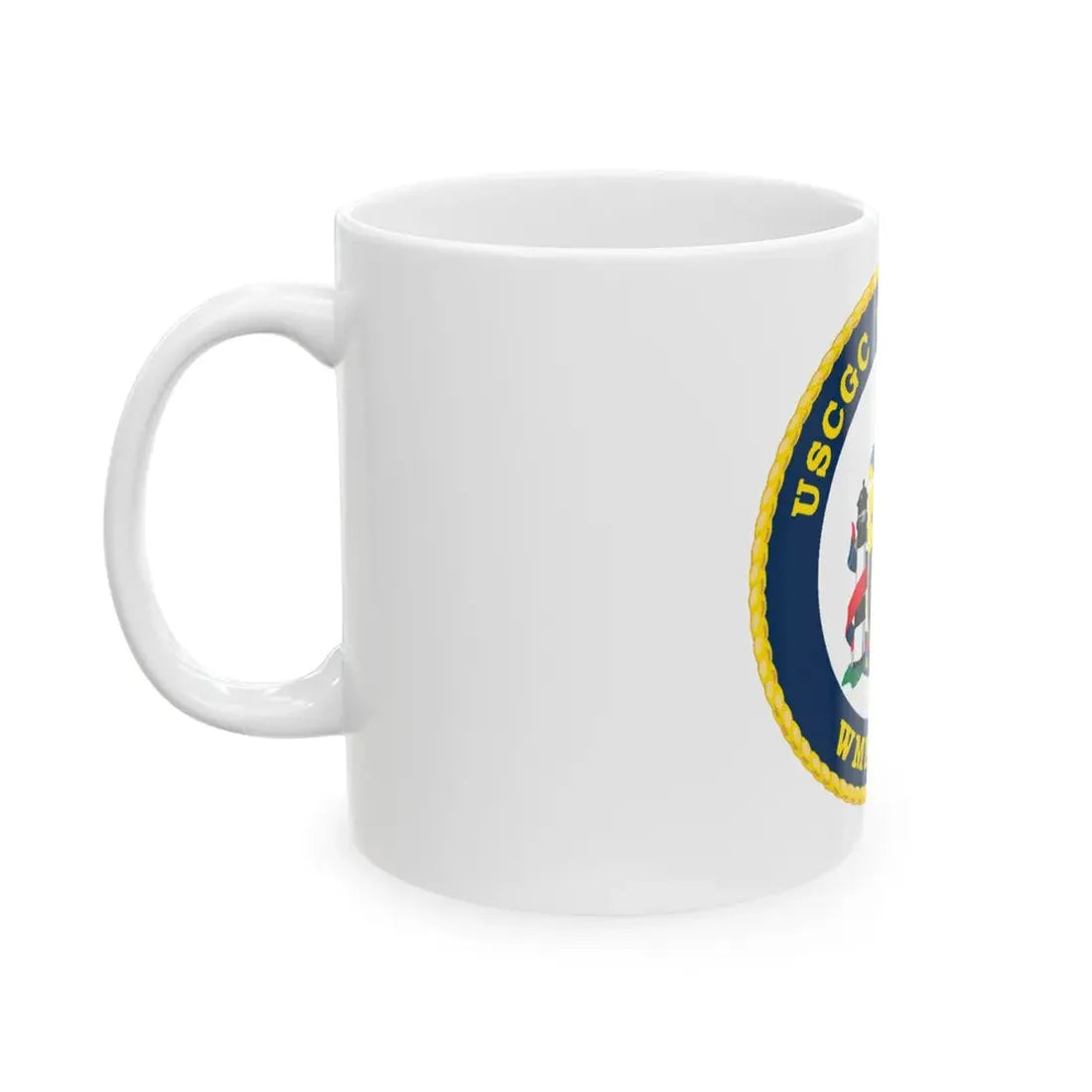 USCGC Steadfast WMEC 623 (U.S. Coast Guard) White Coffee Mug - Go Mug Yourself