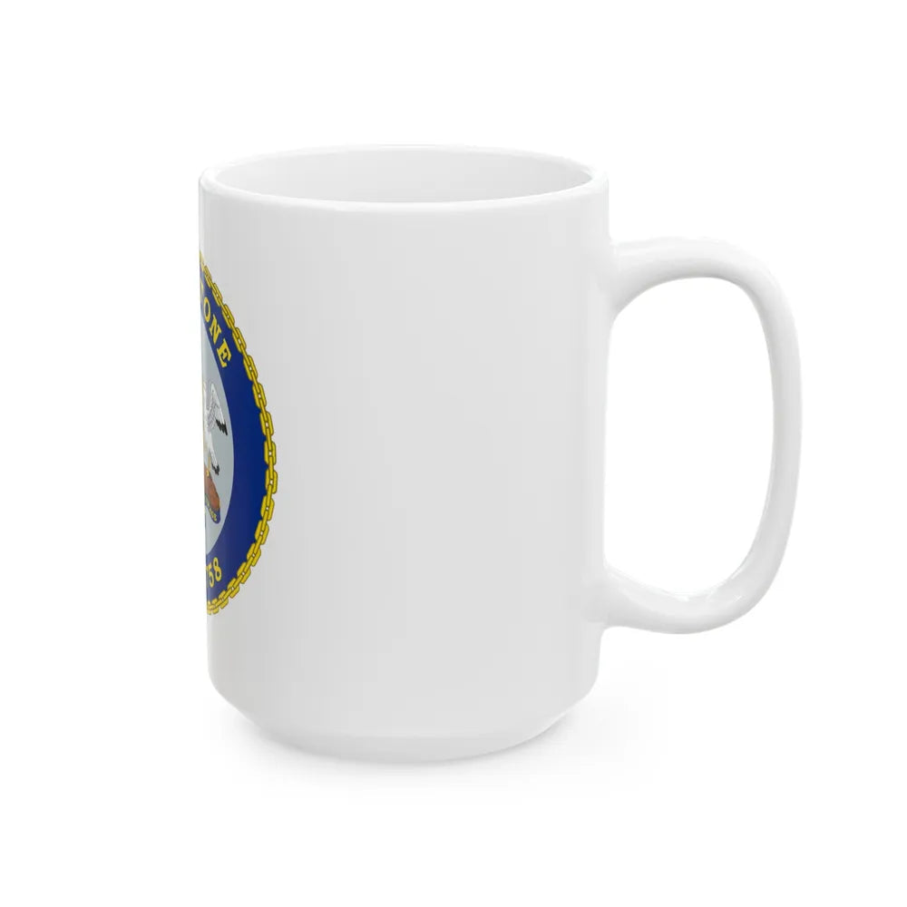 USCGC STONE WMSL 758 (U.S. Coast Guard) White Coffee Mug-Go Mug Yourself