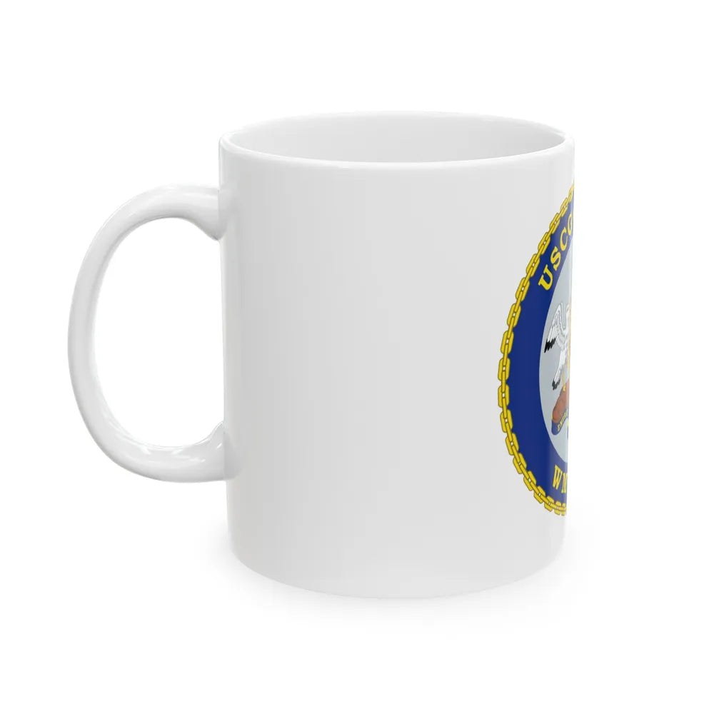 USCGC STONE WMSL 758 (U.S. Coast Guard) White Coffee Mug-Go Mug Yourself