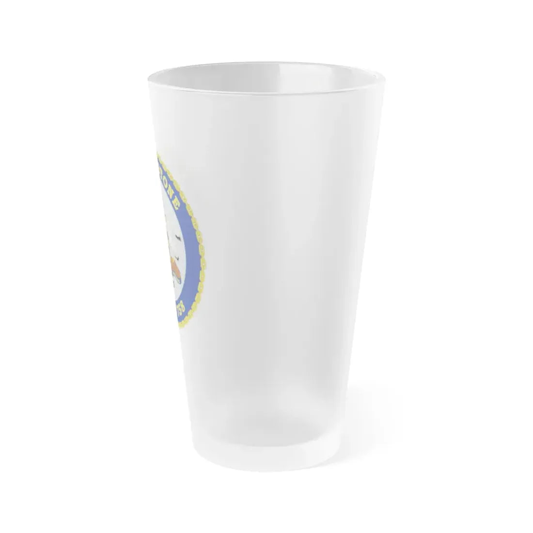 USCGC STONE WMSL 758 (U.S. Coast Guard) Frosted Pint Glass 16oz - Go Mug Yourself
