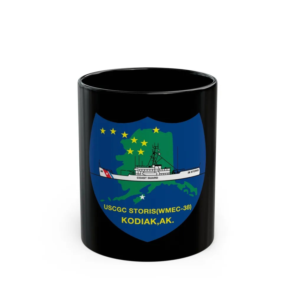 USCGC Storis WMEC 38 (U.S. Coast Guard) Black Coffee Mug-11oz-Go Mug Yourself