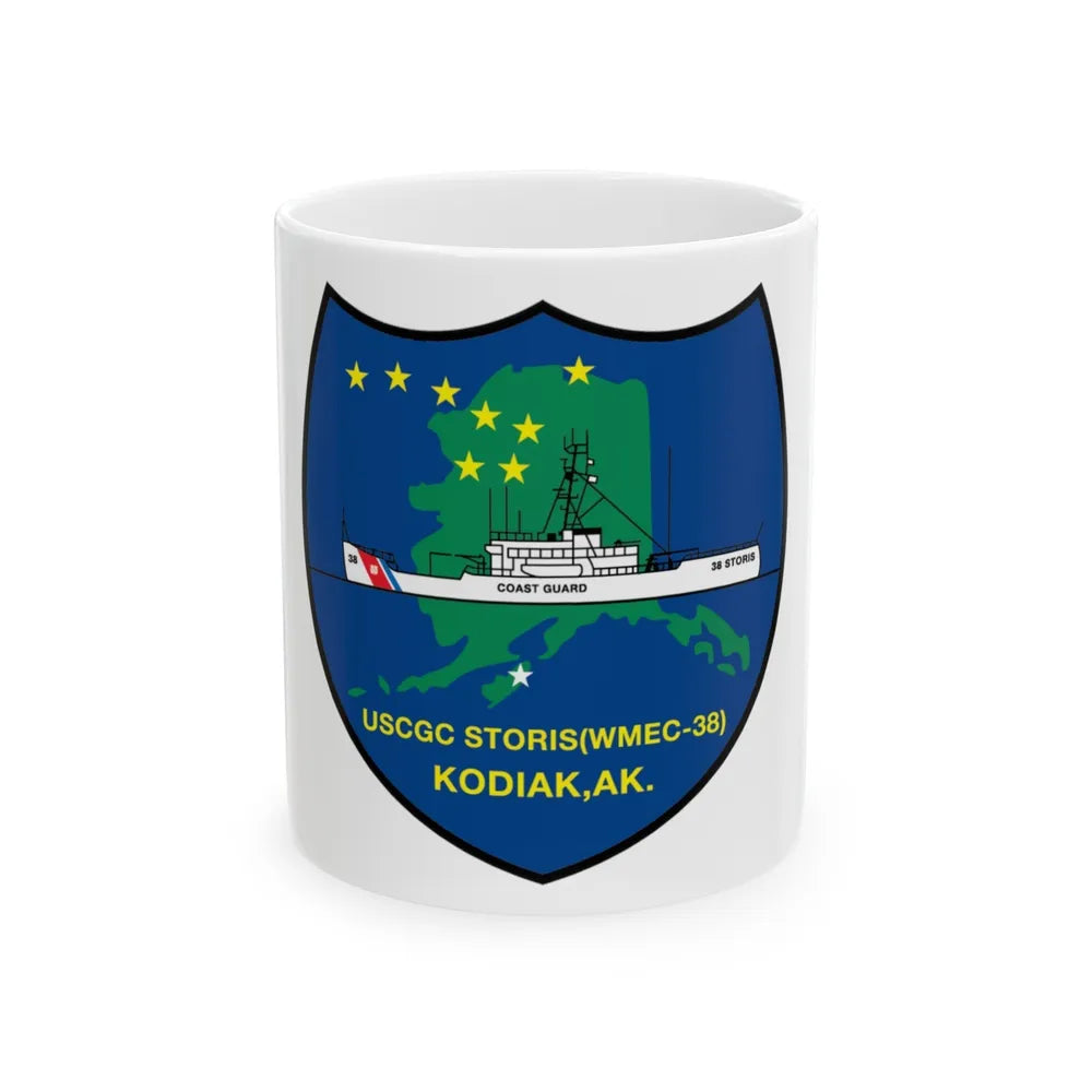 USCGC Storis WMEC 38 (U.S. Coast Guard) White Coffee Mug-11oz-Go Mug Yourself