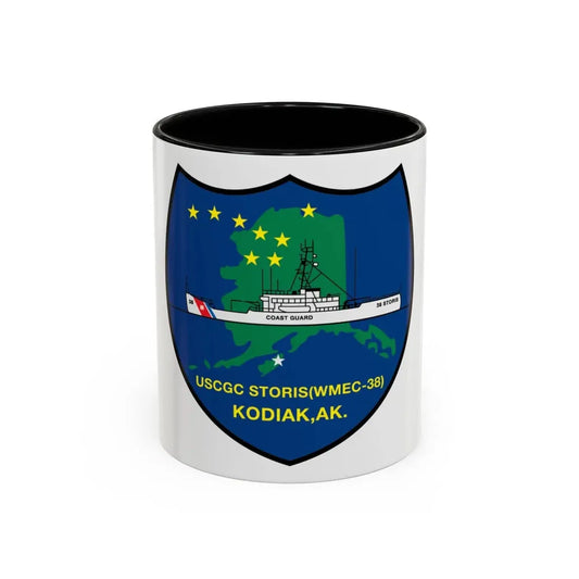 USCGC Storis WMEC 38 (U.S. Coast Guard) Accent Coffee Mug 11oz Black - Go Mug Yourself