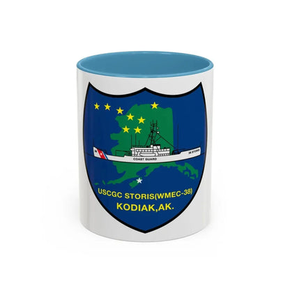 USCGC Storis WMEC 38 (U.S. Coast Guard) Accent Coffee Mug 11oz Light Blue - Go Mug Yourself