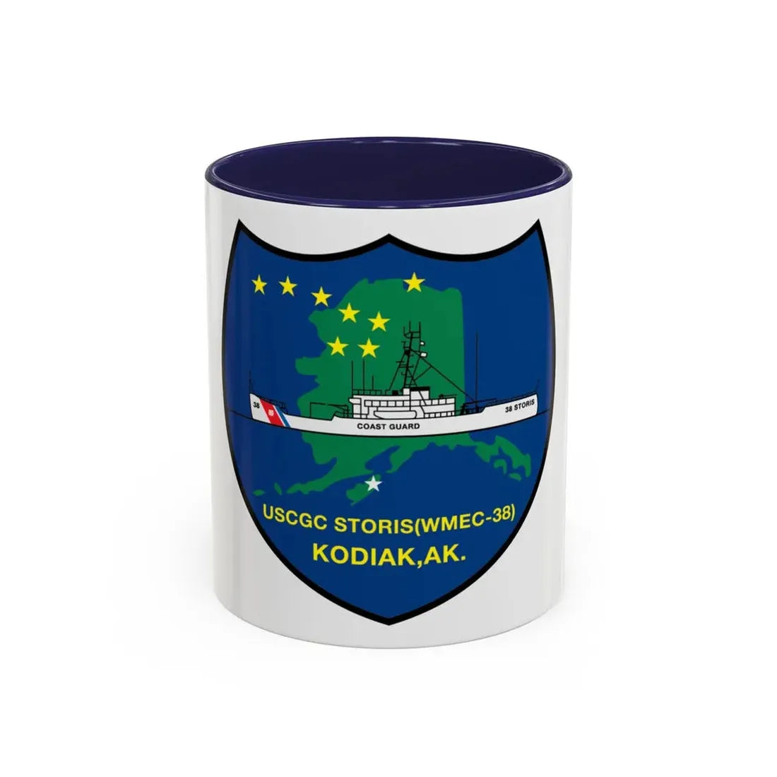 USCGC Storis WMEC 38 (U.S. Coast Guard) Accent Coffee Mug 11oz Navy - Go Mug Yourself