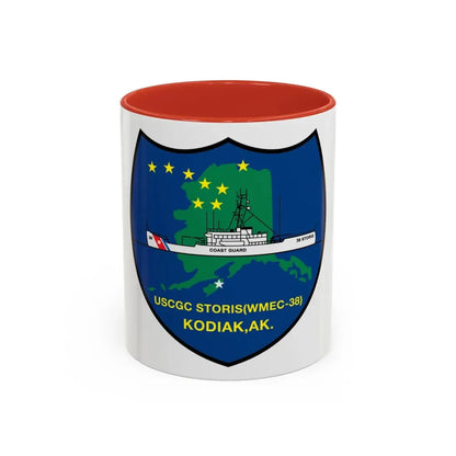 USCGC Storis WMEC 38 (U.S. Coast Guard) Accent Coffee Mug 11oz Red - Go Mug Yourself