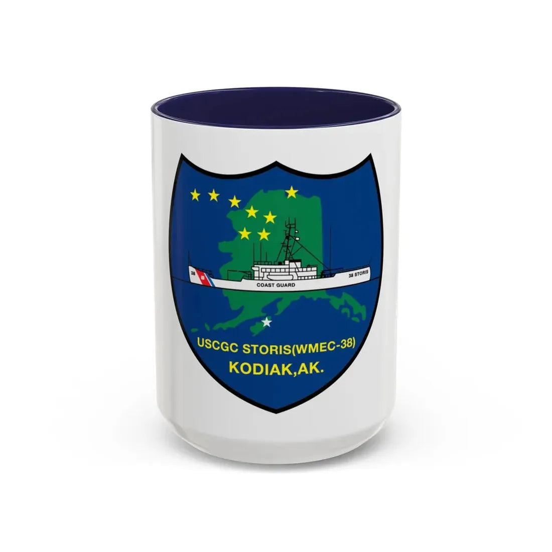 USCGC Storis WMEC 38 (U.S. Coast Guard) Accent Coffee Mug 15oz Navy - Go Mug Yourself