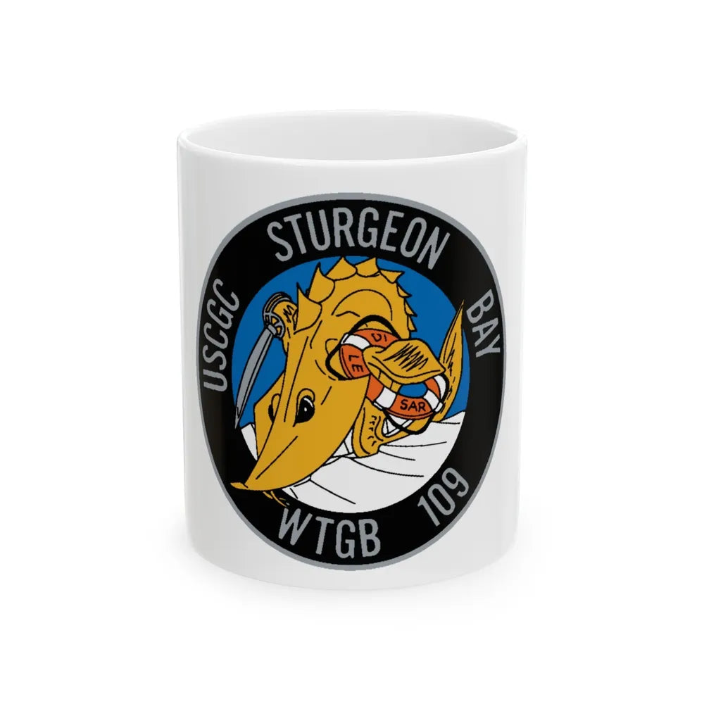 USCGC Sturgeon WTGB 109 (U.S. Coast Guard) White Coffee Mug-11oz-Go Mug Yourself