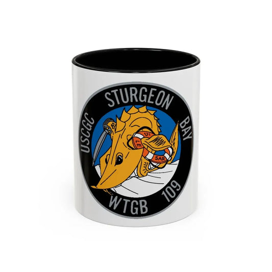 USCGC Sturgeon WTGB 109 (U.S. Coast Guard) Accent Coffee Mug 11oz Black - Go Mug Yourself