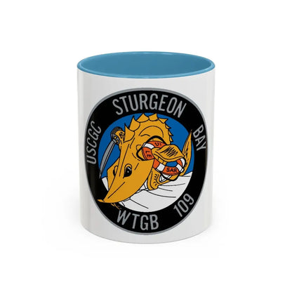 USCGC Sturgeon WTGB 109 (U.S. Coast Guard) Accent Coffee Mug 11oz Light Blue - Go Mug Yourself