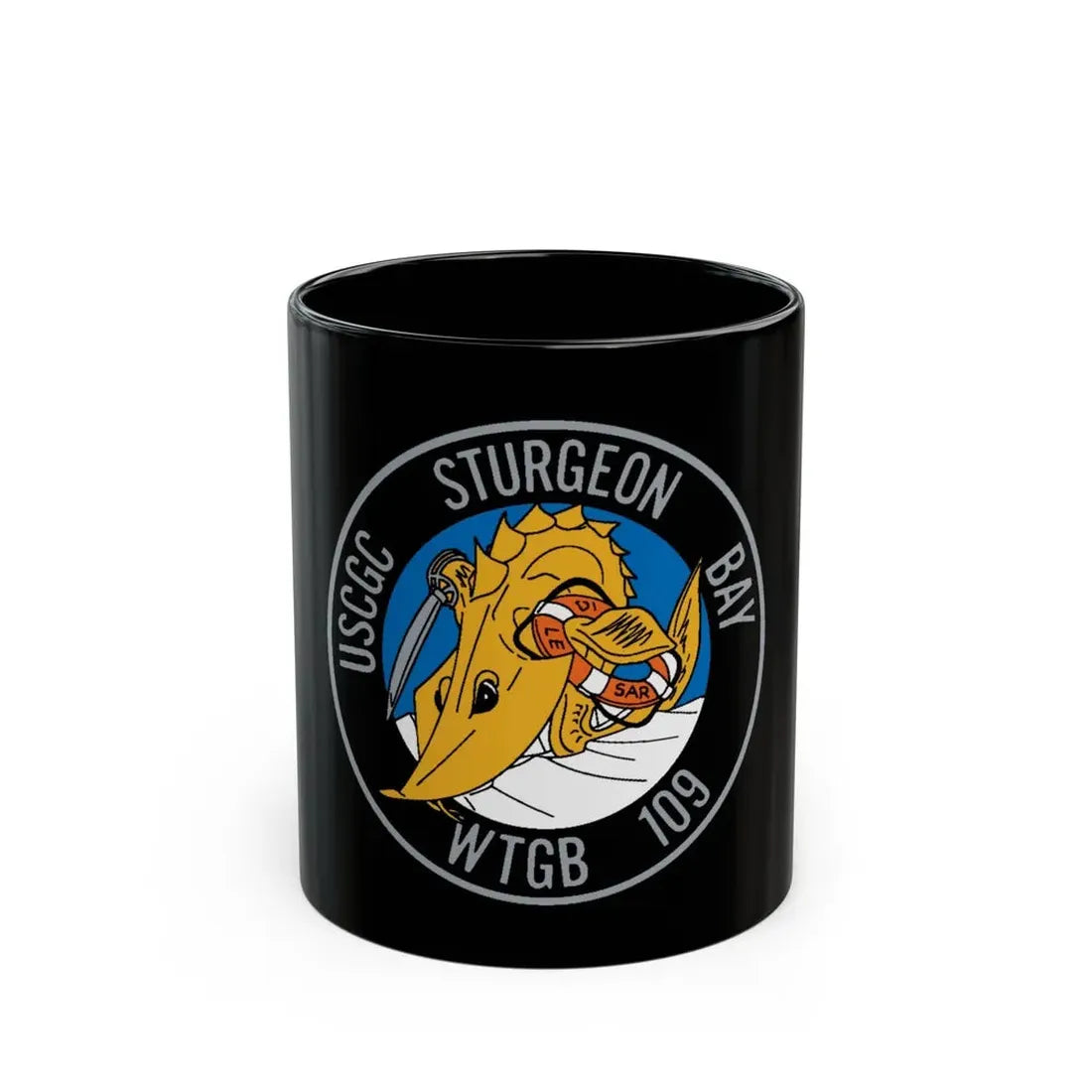USCGC Sturgeon WTGB 109 (U.S. Coast Guard) Black Coffee Mug 11oz - Go Mug Yourself