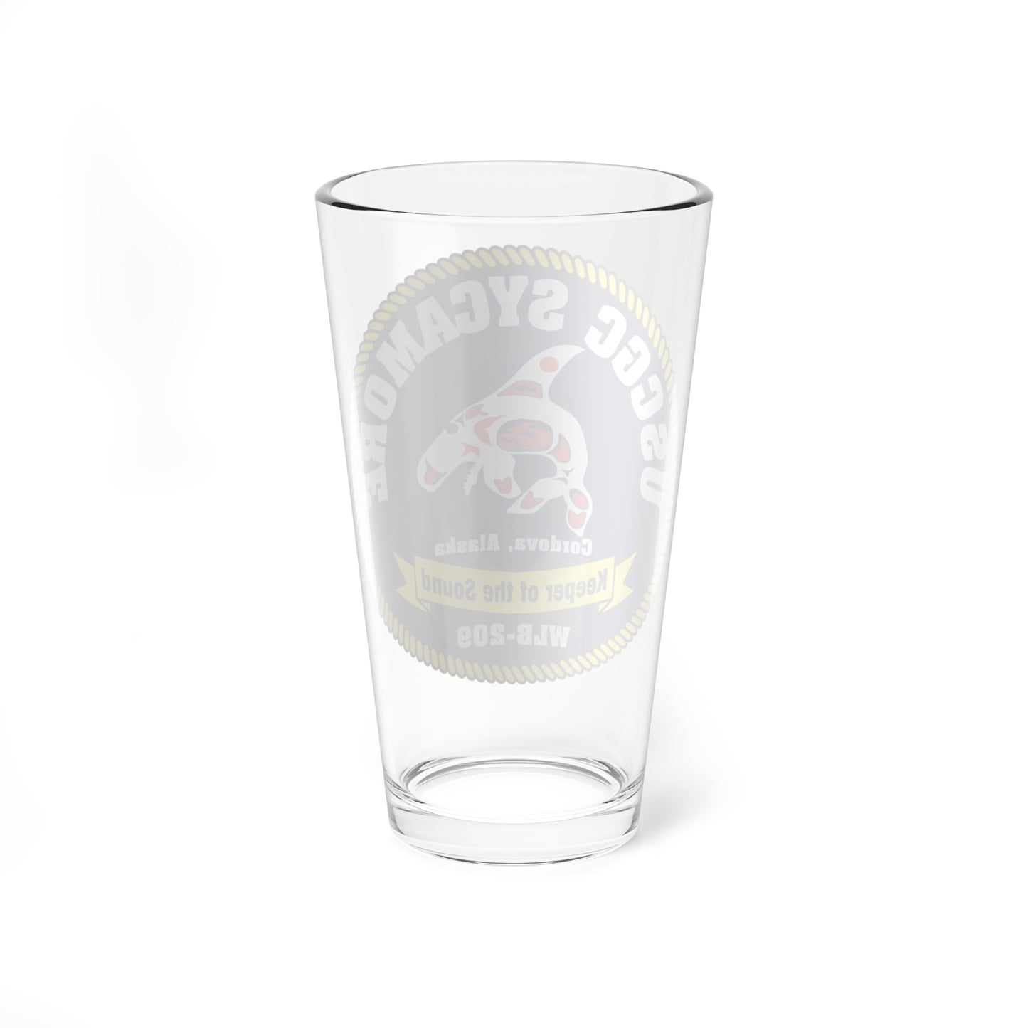 USCGC Sycamore WLB 209 (U.S. Coast Guard) Pint Glass 16oz-Go Mug Yourself