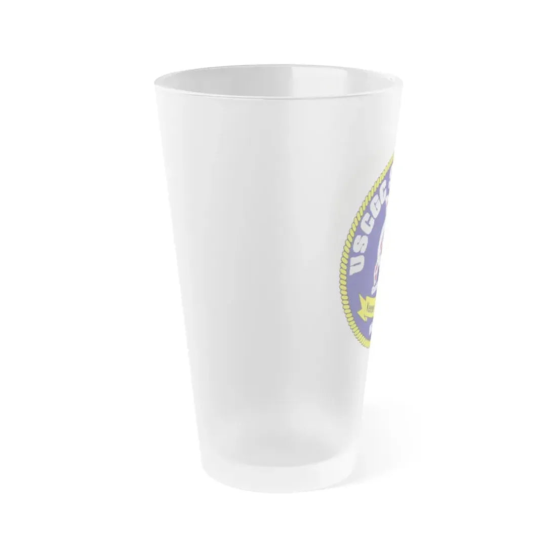 USCGC Sycamore WLB 209 (U.S. Coast Guard) Frosted Pint Glass 16oz - Go Mug Yourself