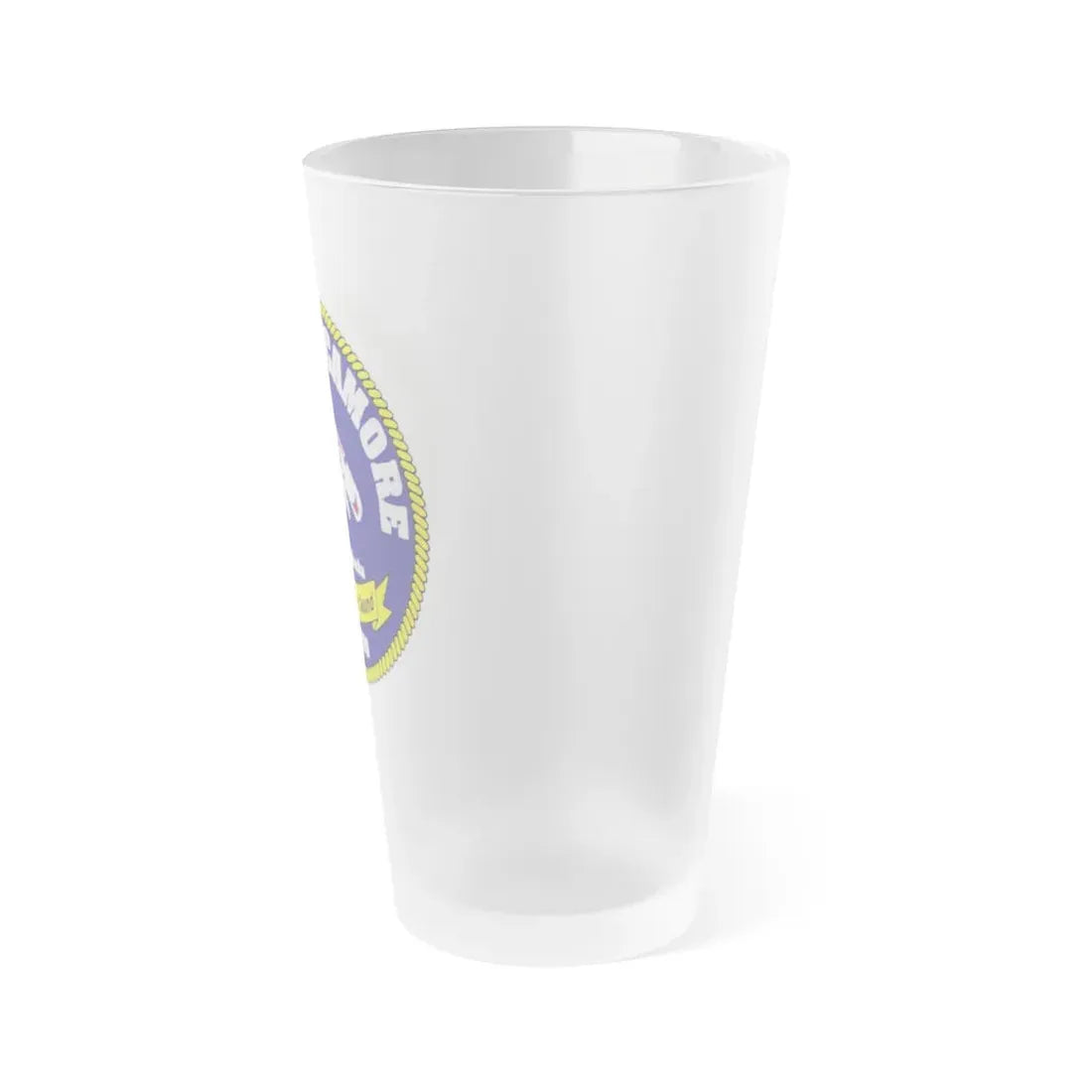 USCGC Sycamore WLB 209 (U.S. Coast Guard) Frosted Pint Glass 16oz - Go Mug Yourself