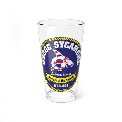 USCGC Sycamore WLB 209 (U.S. Coast Guard) Pint Glass 16oz 16oz - Go Mug Yourself