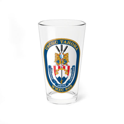 USCGC Tahoma WMEC 908 (U.S. Coast Guard) Pint Glass 16oz-16oz-Go Mug Yourself