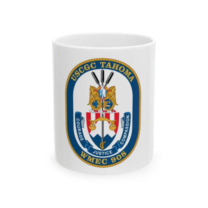 USCGC Tahoma WMEC 908 (U.S. Coast Guard) White Coffee Mug-11oz-Go Mug Yourself