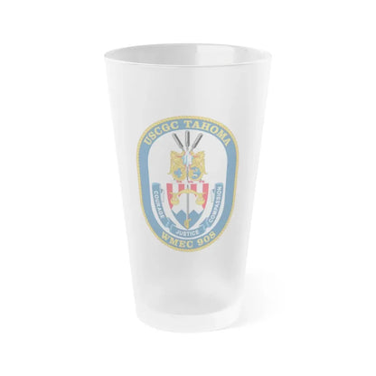 USCGC Tahoma WMEC 908 (U.S. Coast Guard) Frosted Pint Glass 16oz Default Title - Go Mug Yourself
