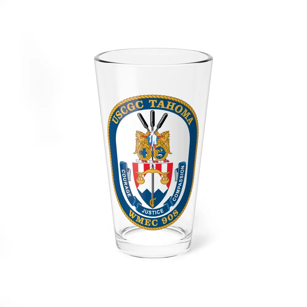 USCGC Tahoma WMEC 908 (U.S. Coast Guard) Pint Glass 16oz 16oz - Go Mug Yourself