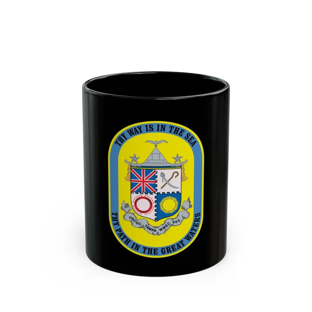 USCGC Tampa WMEC 902 (U.S. Coast Guard) Black Coffee Mug-11oz-Go Mug Yourself