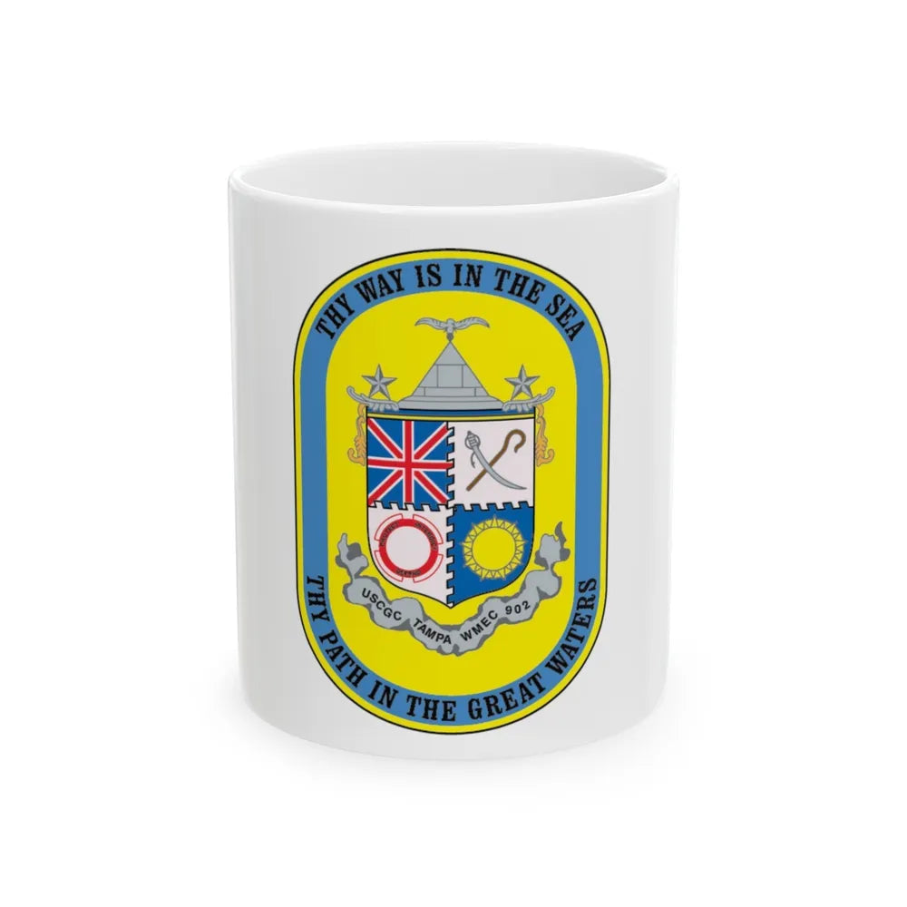 USCGC Tampa WMEC 902 (U.S. Coast Guard) White Coffee Mug-11oz-Go Mug Yourself