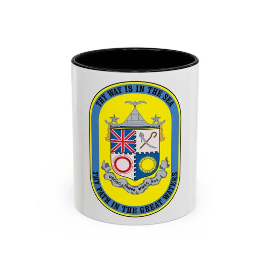 USCGC Tampa WMEC 902 (U.S. Coast Guard) Accent Coffee Mug 11oz Black - Go Mug Yourself