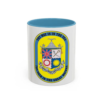USCGC Tampa WMEC 902 (U.S. Coast Guard) Accent Coffee Mug 11oz Light Blue - Go Mug Yourself