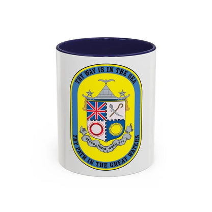 USCGC Tampa WMEC 902 (U.S. Coast Guard) Accent Coffee Mug 11oz Navy - Go Mug Yourself