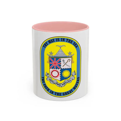 USCGC Tampa WMEC 902 (U.S. Coast Guard) Accent Coffee Mug 11oz Pink - Go Mug Yourself
