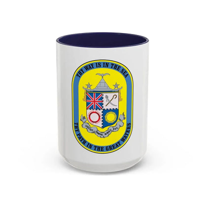 USCGC Tampa WMEC 902 (U.S. Coast Guard) Accent Coffee Mug 15oz Navy - Go Mug Yourself