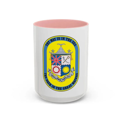 USCGC Tampa WMEC 902 (U.S. Coast Guard) Accent Coffee Mug 15oz Pink - Go Mug Yourself