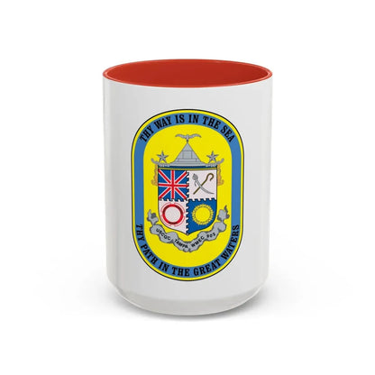 USCGC Tampa WMEC 902 (U.S. Coast Guard) Accent Coffee Mug 15oz Red - Go Mug Yourself