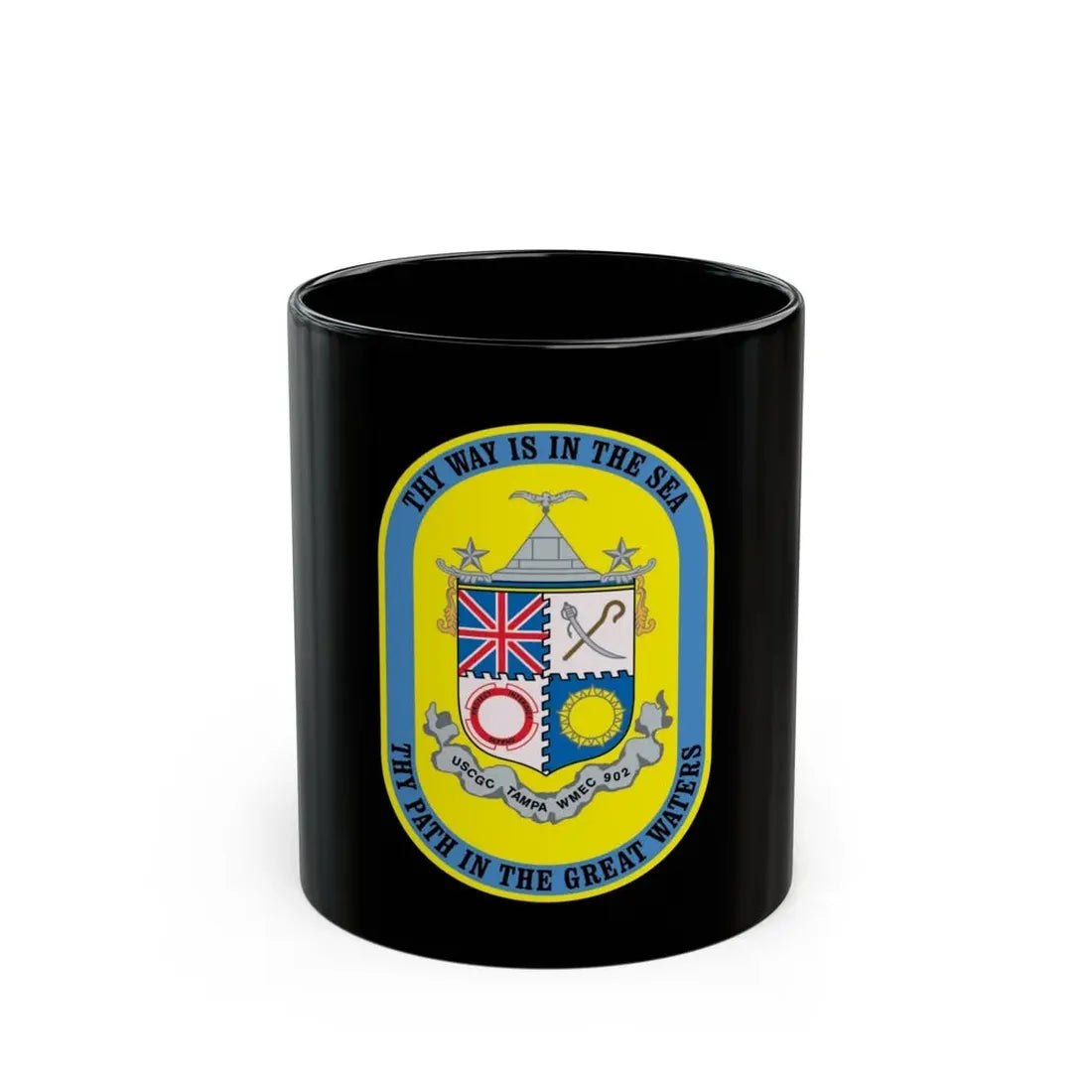 USCGC Tampa WMEC 902 (U.S. Coast Guard) Black Coffee Mug 11oz - Go Mug Yourself