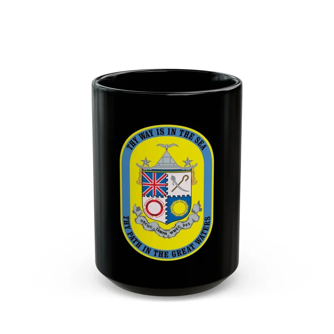 USCGC Tampa WMEC 902 (U.S. Coast Guard) Black Coffee Mug 15oz - Go Mug Yourself