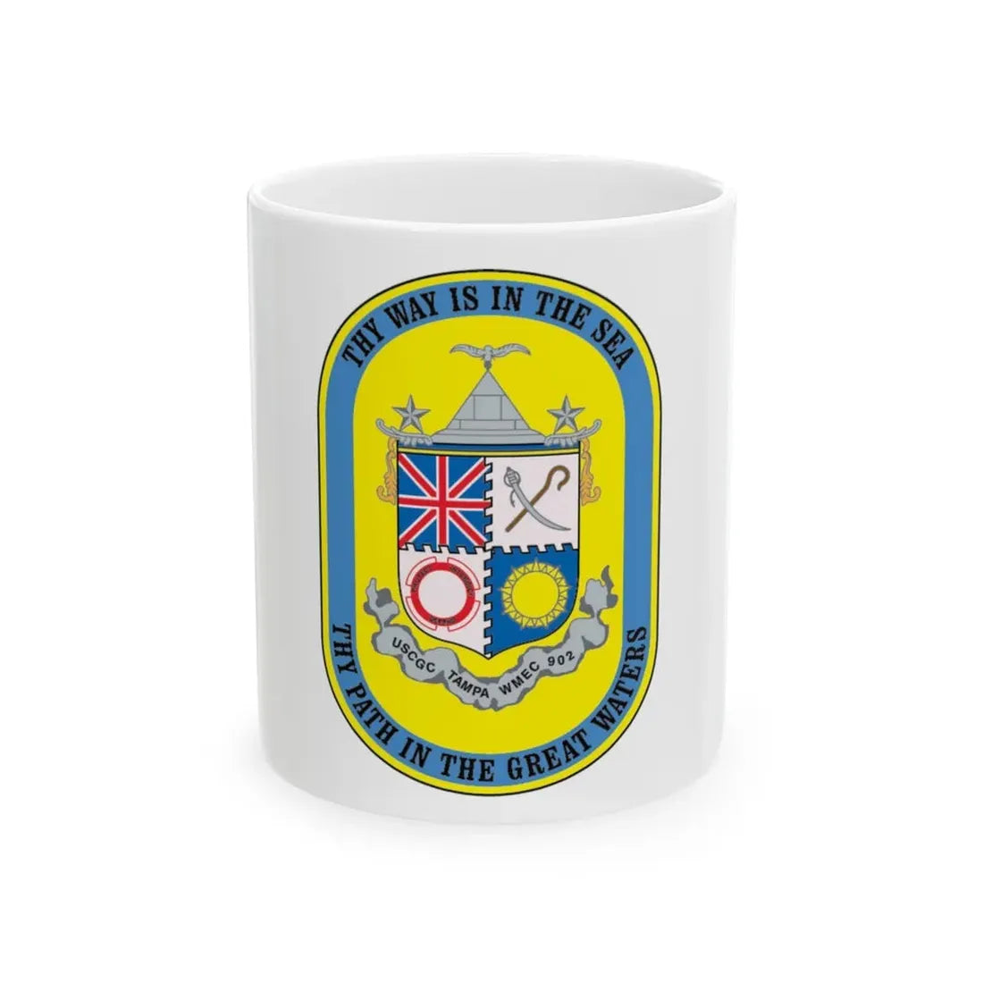 USCGC Tampa WMEC 902 (U.S. Coast Guard) White Coffee Mug 11oz - Go Mug Yourself
